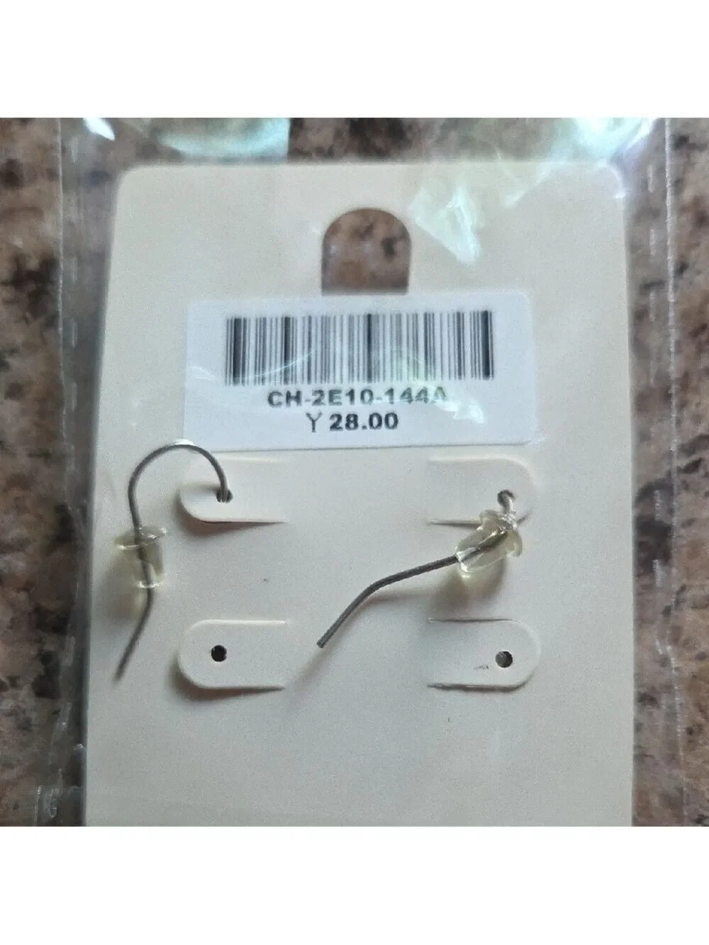 Crystal Hoop Earrings Silver